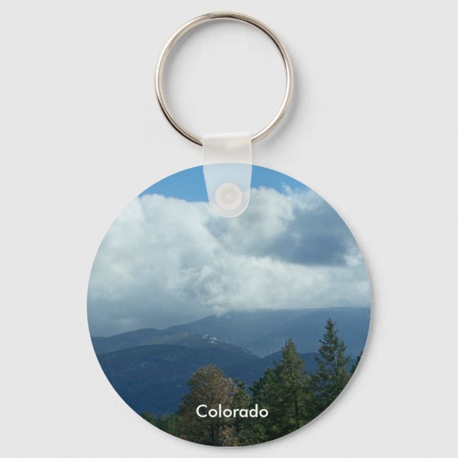 Colorado Mountains Keychain (Front)