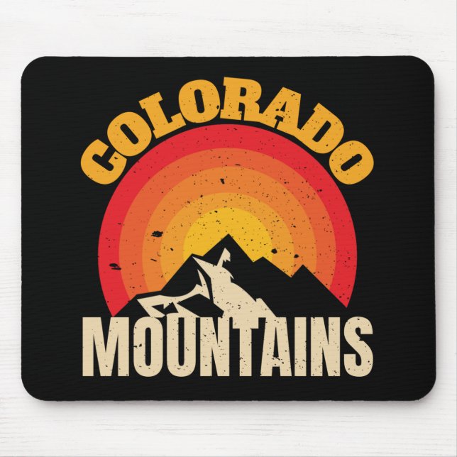Colorado Mountains Mouse Mat (Front)