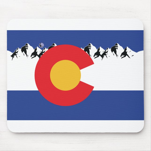 Colorado Mountains Mouse Mat (Front)