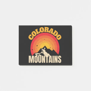 Colorado Mountains Post-it Notes