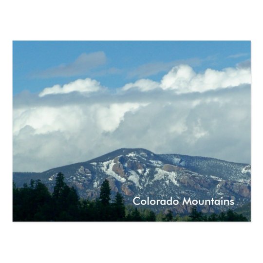 Colorado Mountains Postcard