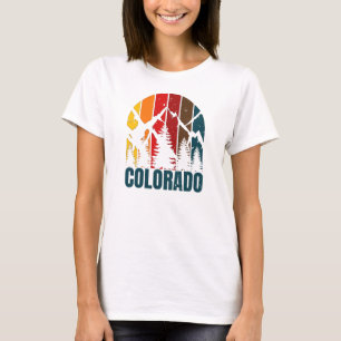 Colorado Mountains Retro Vintage T-Shirt