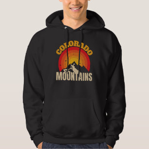 Colorado Mountains Vintage  Hoodie