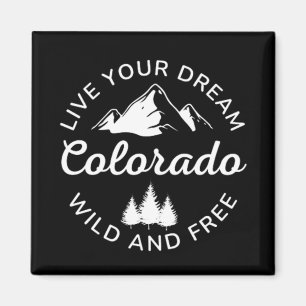 Colorado Mountains Vintage Magnet