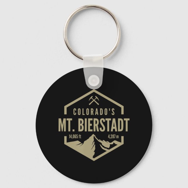 Colorado Mt Bierstadt  Key Ring (Front)