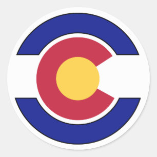Colorado National Guard Classic Round Sticker