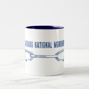 Colorado National Monument Climbing Quickdraw Two-Tone Coffee Mug
