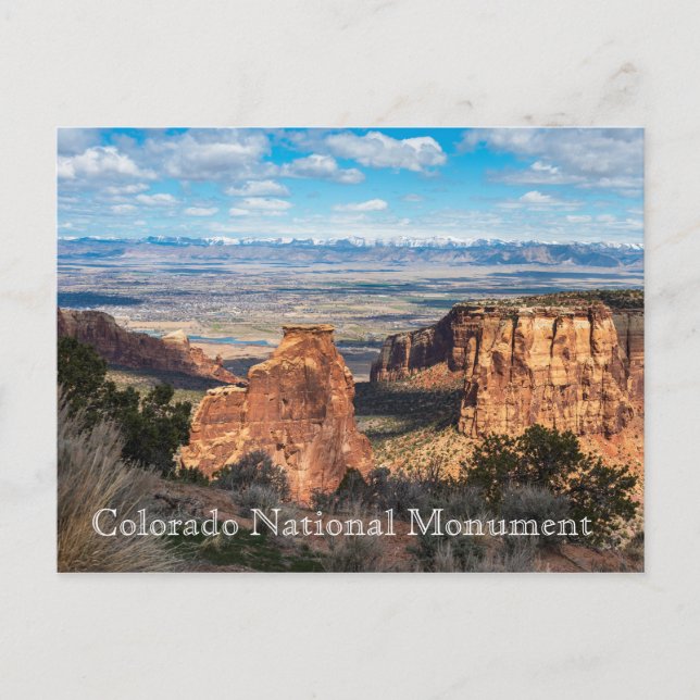 Colorado National Monument Travel Postcard (Front)