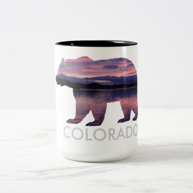 Colorado Native Bear | Sunset | Large Mug (Center)