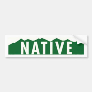 Colorado Native Bumper Sticker