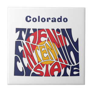 Colorado Nickname Word Art Tile