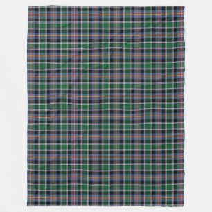 Colorado official state tartan fleece blanket