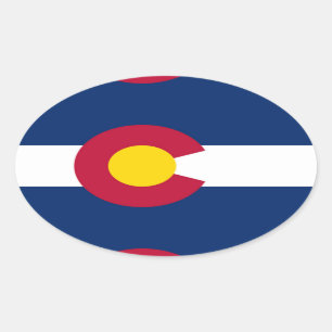 Colorado Oval Sticker
