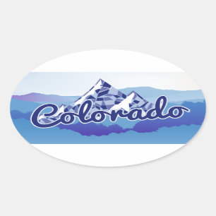 Colorado Oval Sticker