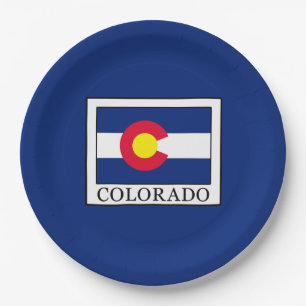 Colorado Paper Plate