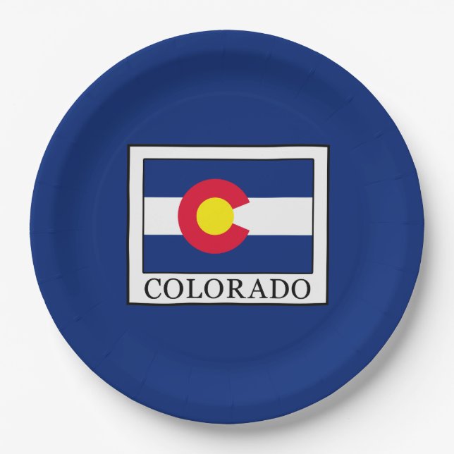 Colorado Paper Plate (Front)