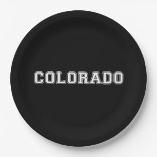 Colorado Paper Plate