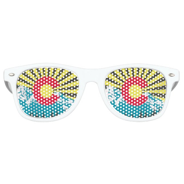 Colorado Party Sunglasses (Front)
