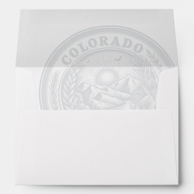 Colorado Passport Envelope (Back (Bottom))