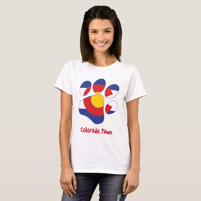 Colorado Paws T-Shirt (Front Full)