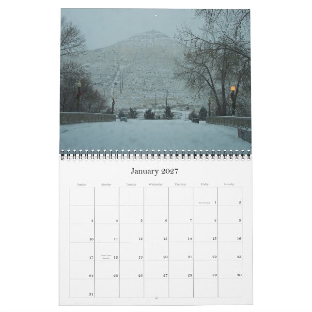 Colorado Photographs Calendar (Jan 2027)