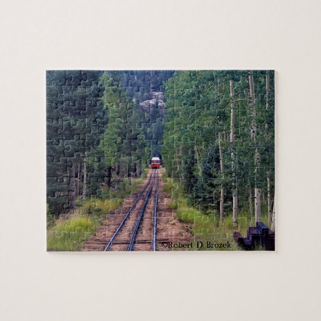 Colorado Pike's Peak Cog Train Puzzle (Horizontal)