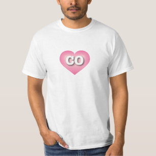 Colorado Pink Fade Heart - I love CO T-Shirt