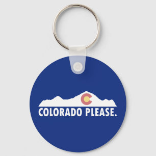 Colorado Please Key Ring