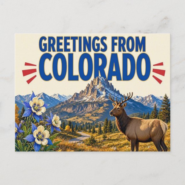 COLORADO Postcard (Front)
