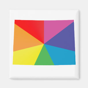 colorado pride. angled. magnet