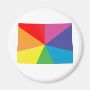 colorado pride. angled. magnet