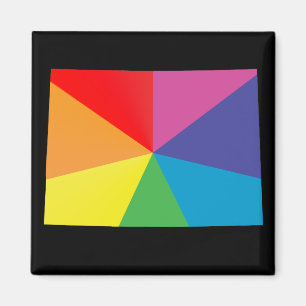 colorado pride. angled. magnet