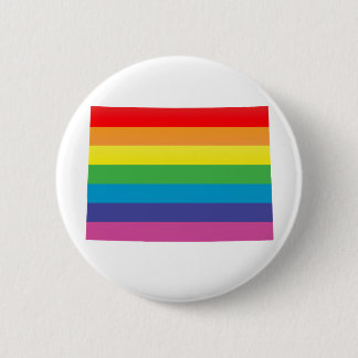 colorado pride. striped. 6 cm round badge