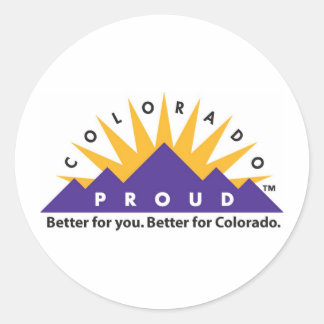 Colorado Proud Classic Round Sticker