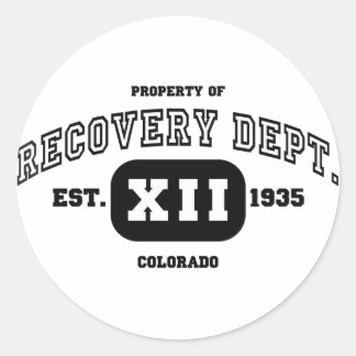 COLORADO Recovery Classic Round Sticker
