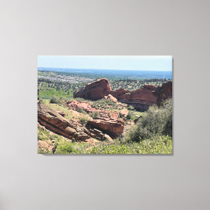 Colorado Red Rocks  Canvas Print
