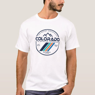 Colorado Retro Vintage Mountain Outdoors State Gra T-Shirt