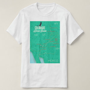 Colorado River Basin vintage map T-Shirt