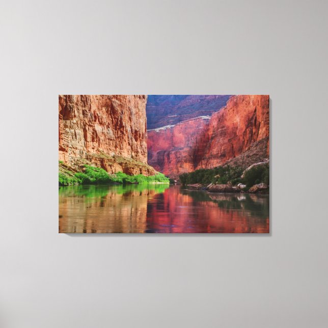 Colorado river in Grand Canyon, AZ Canvas Print (Front)