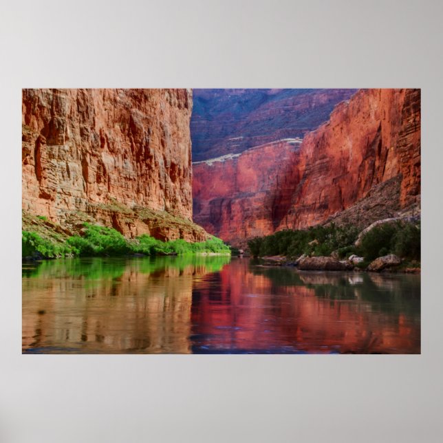 Colorado river in Grand Canyon, AZ Poster (Front)