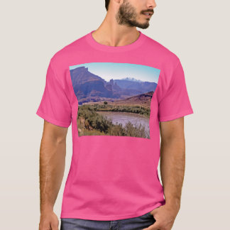 Colorado River  La Sal Mountains Baseball  Sleeve T-Shirt