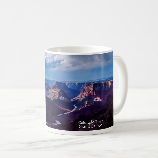 Colorado River View Grand Canyon National Park Coffee Mug (Front Right)