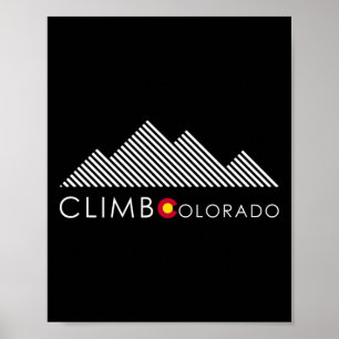 Colorado Rock Climbing - Climb Colorado Poster