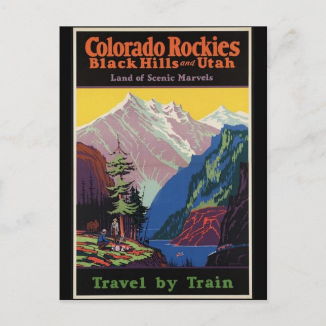 Colorado rockies postcard (Front)