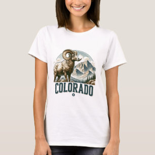 Colorado, Rocky Mountain bighorn sheep, T-Shirt