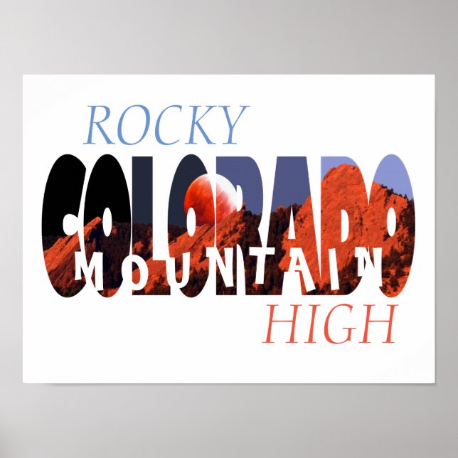 Colorado - Rocky Mountain High Poster (Front)