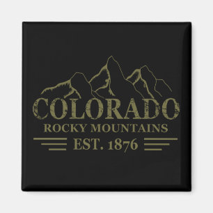 colorado rocky mountain state magnet
