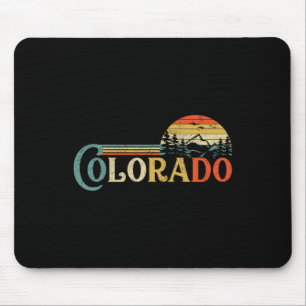 Colorado Rocky Mountain Sun Boulder Hiking Gifts Mouse Mat