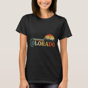 Colorado Rocky Mountain Sun Boulder Hiking Gifts T-Shirt