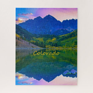 Colorado Rocky Mountains and Lake Jigsaw Puzzle